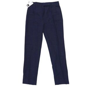 M Missoni Women's Navy Blue Cotton Pantalone Trouser Size 8 - Retail $300 - NWT